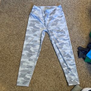 Grey camo leggings